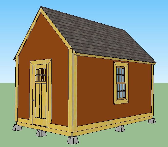 Een van de eerste tiny houses onder de 1000 euro. (Inflatie-gecorrigeerd.) 22 Deur en ramen toevoegen