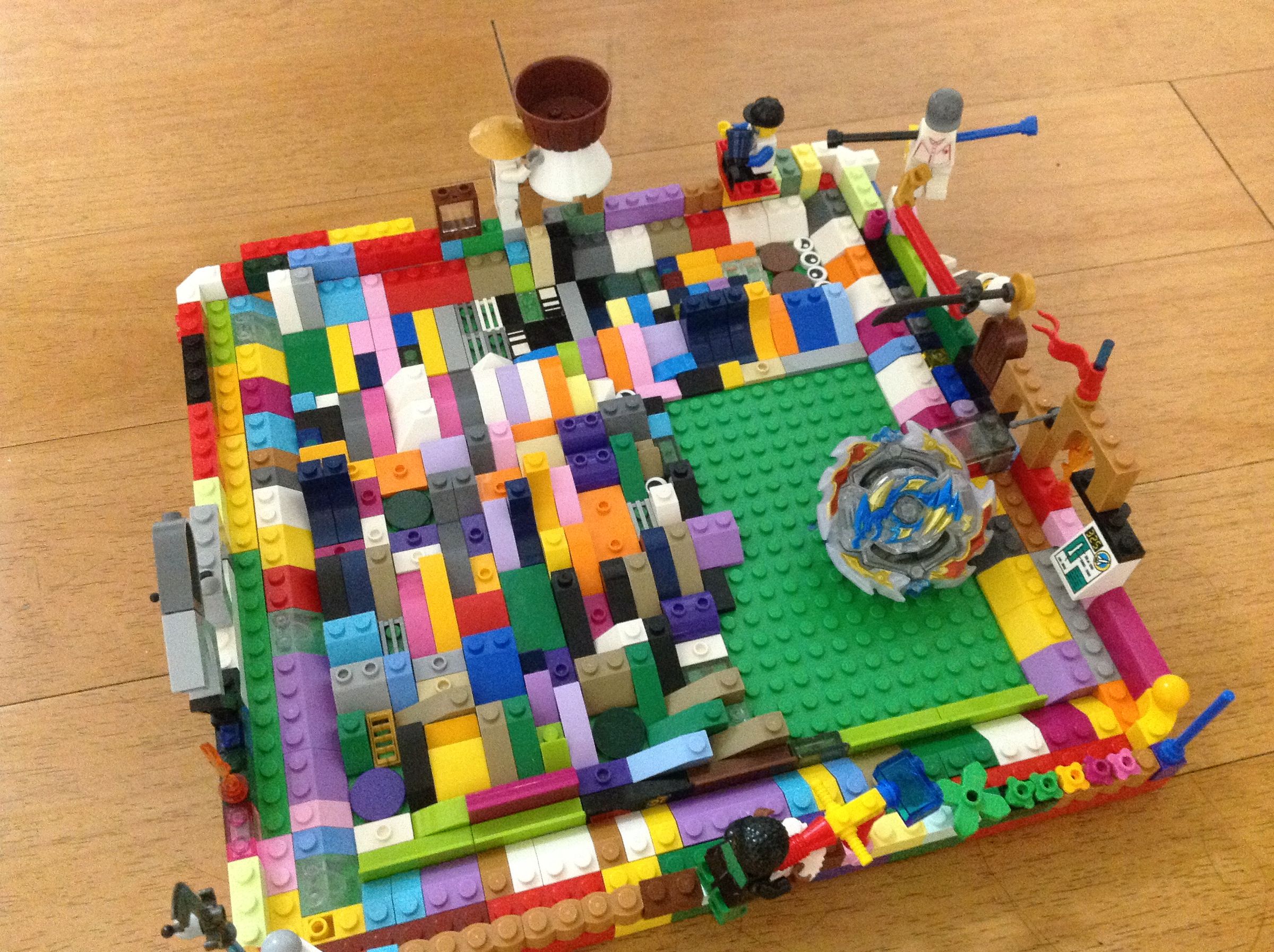 build a beyblade stadium