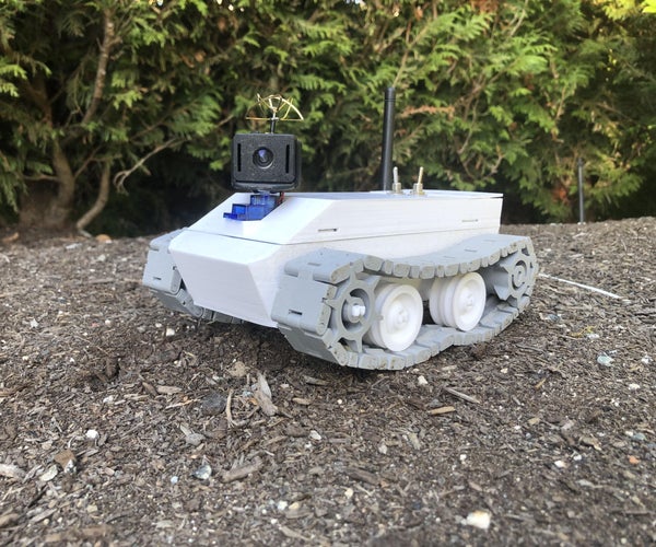 3D Printed Arduino FPV RC Tracked Car With Controller