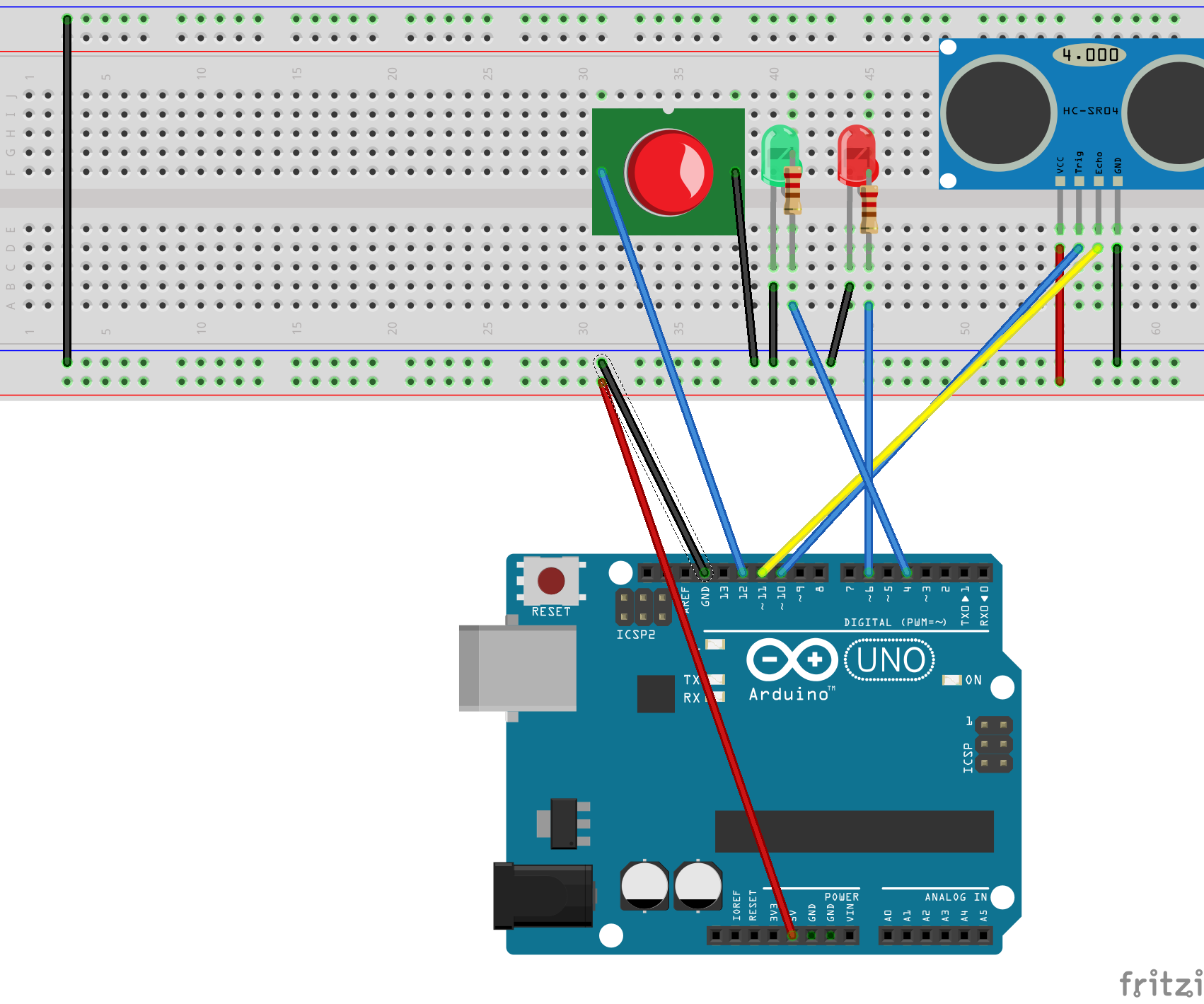 DIY guide for Arduino Sensor With LED and Buzzer with step-by-step instructions
