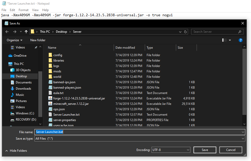 How To Setup A Modded Minecraft Server 1 12 2 6 Steps Instructables How To Setup A Modded Minecraft Server 1 12 2 6 Steps Instructables