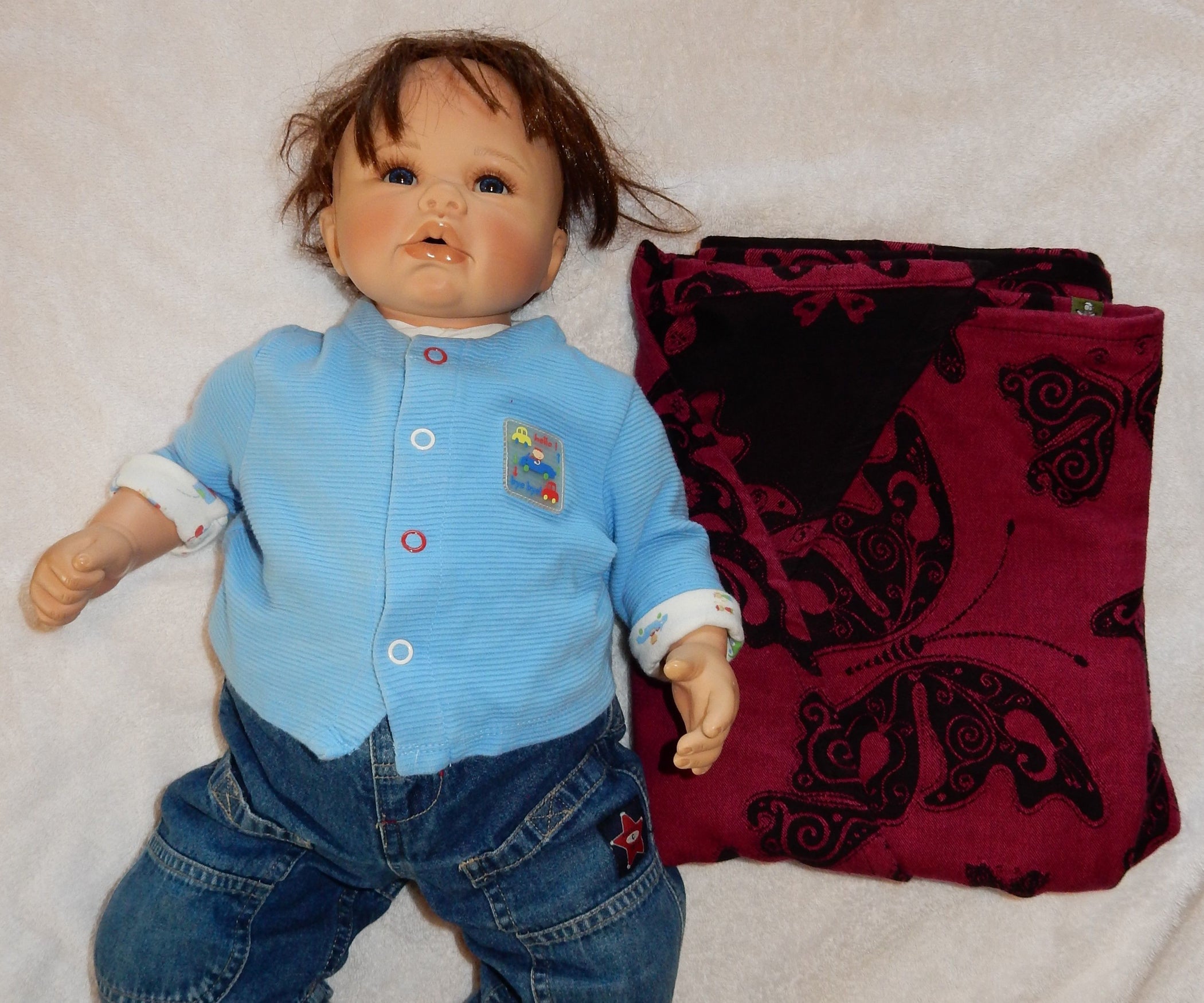 How to Tie a Kangaroo Carry With a Woven Baby Wrap 24 Steps