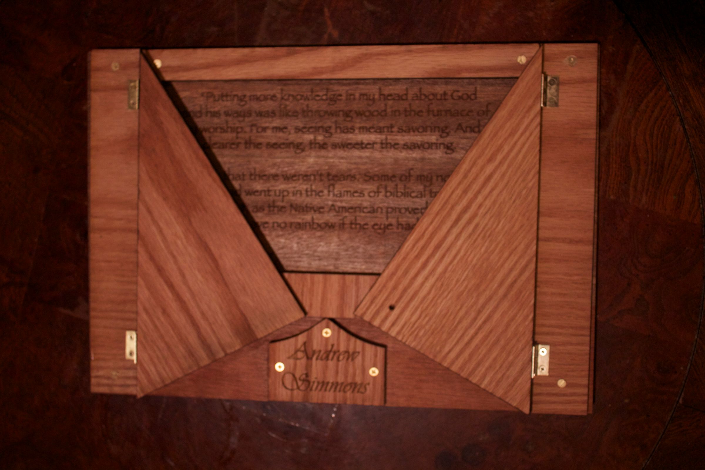 How to Make a Folding Book Stand 6 Steps Instructables