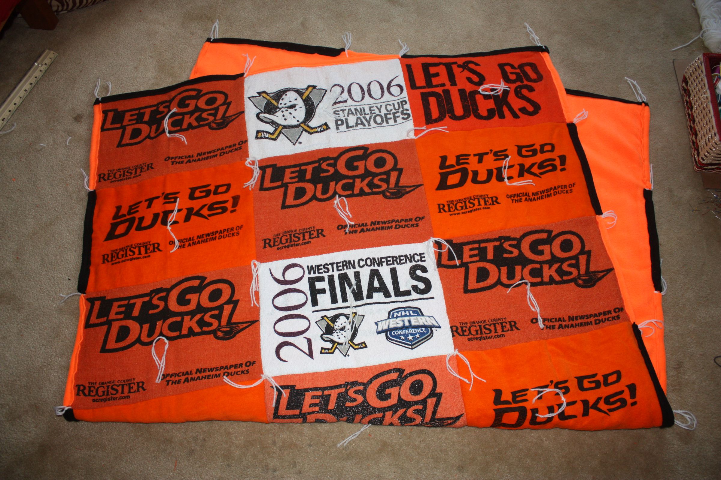 Rally Towel Quilt 8 Steps Instructables