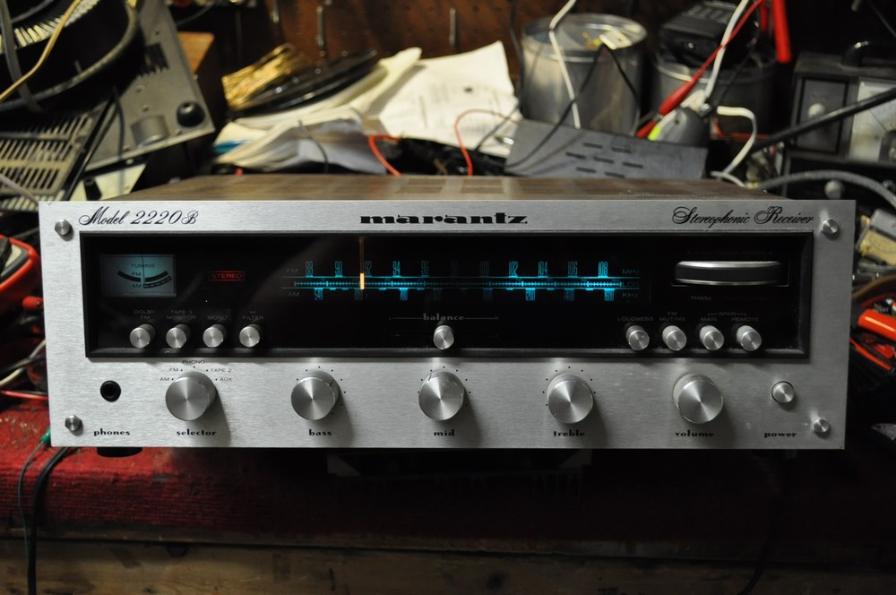 vintage receiver to powered speakers