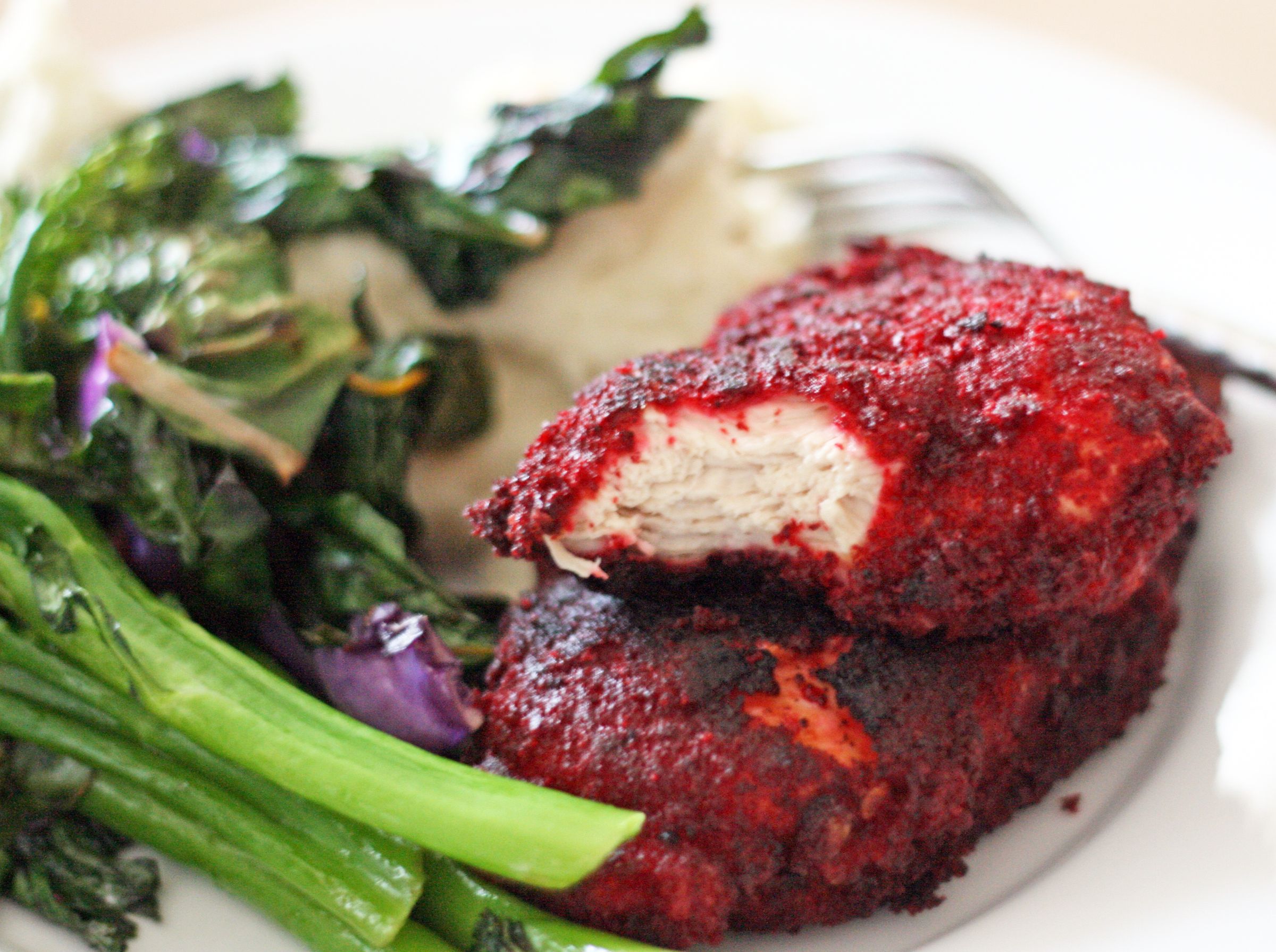 Red Velvet Fried Chicken With Pictures Instructables