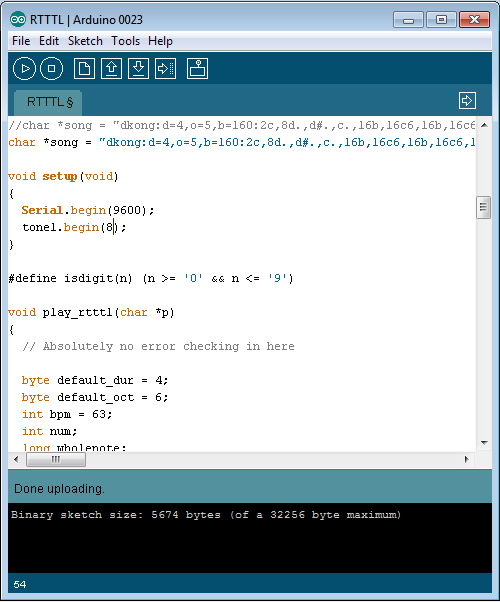 aruino tone rttl player 6 steps instructables