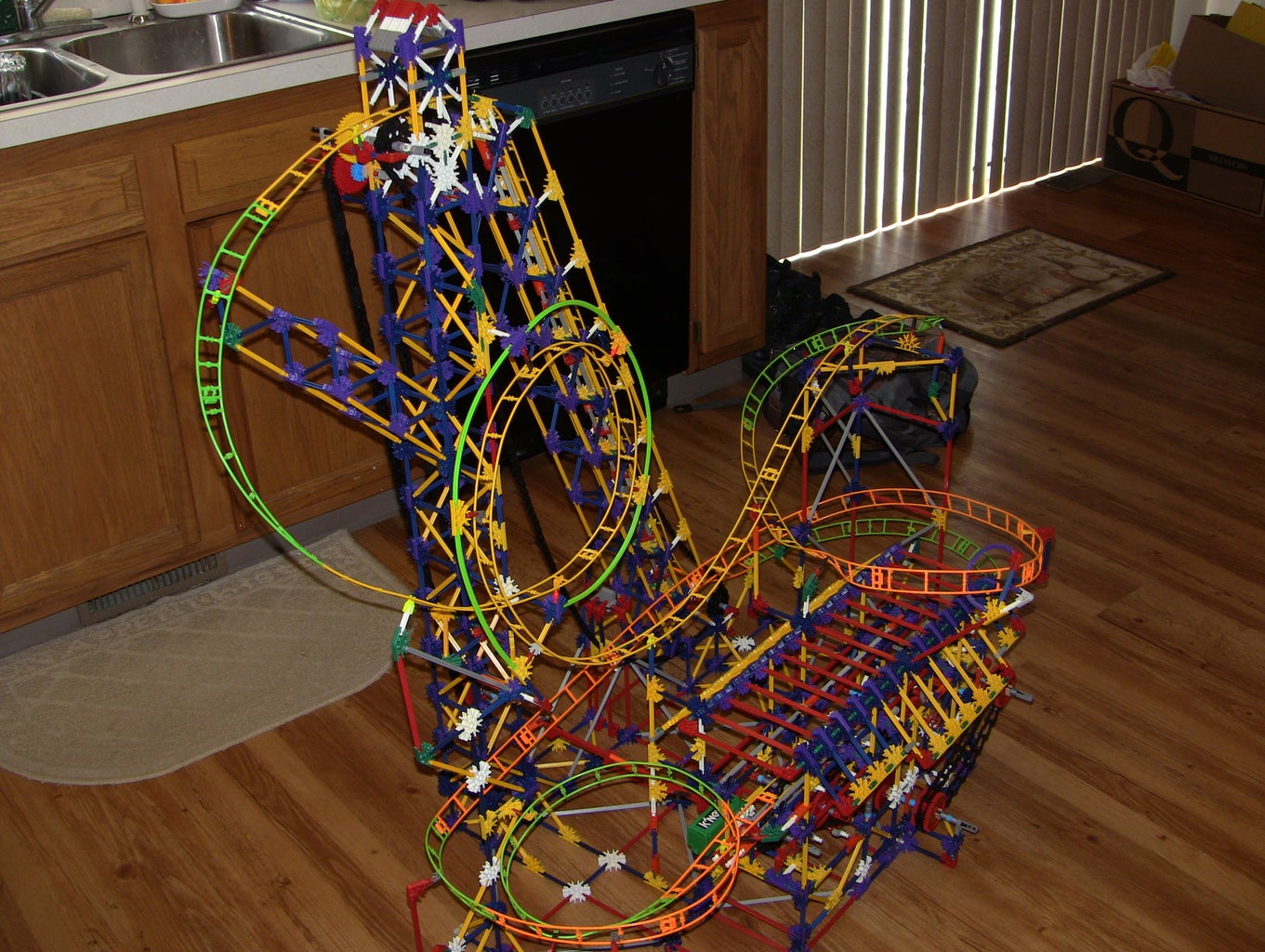 Knex Neon Lightning Coaster Instructions and Video( With New Motor-Less Tire-drive) : 11 Steps - Instructables Knex Neon Lightning Coaster Instructions and Video( With New Motor-Less Tire-drive) : 11 Steps - Instructables
