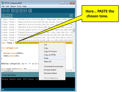 aruino tone rttl player 6 steps instructables