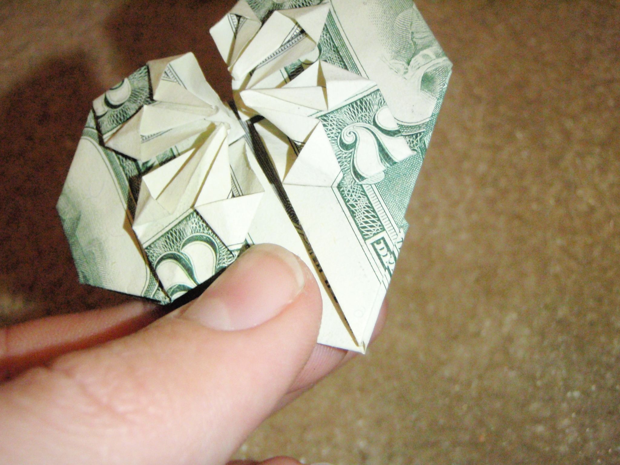 Dollar Bill Origami Heart : 8 Steps (with Pictures) - Instructables