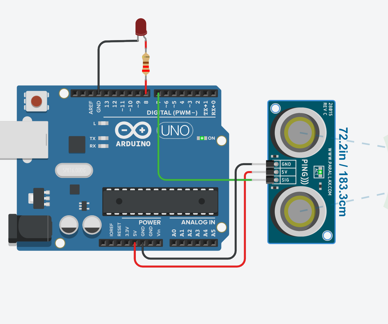 detector de presencia en circuits DIY Project - Step-by-Step DIY