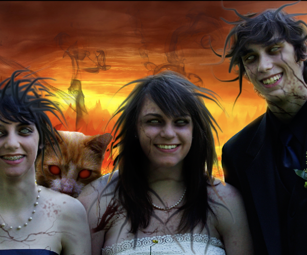 Zombie Family Portrait (with Demon Pet)