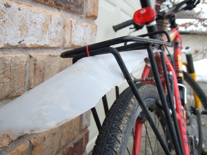 Bicycle Fender Made From a Plastic Jug 3 Steps Instructables