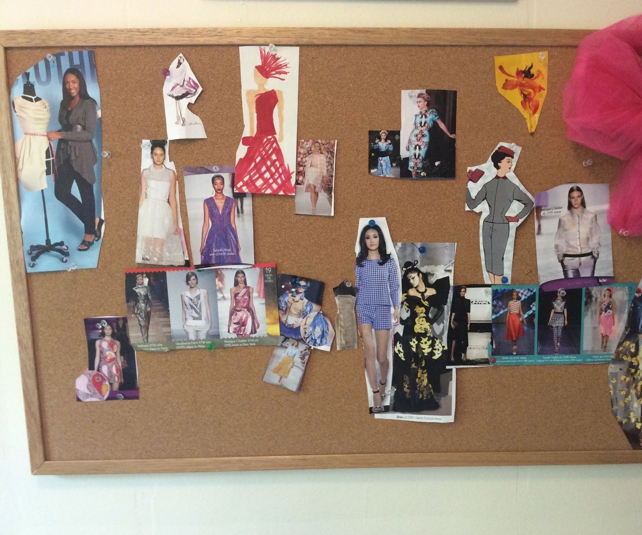 Inspirational Fashion Design Cork Board 6 Steps Instructables