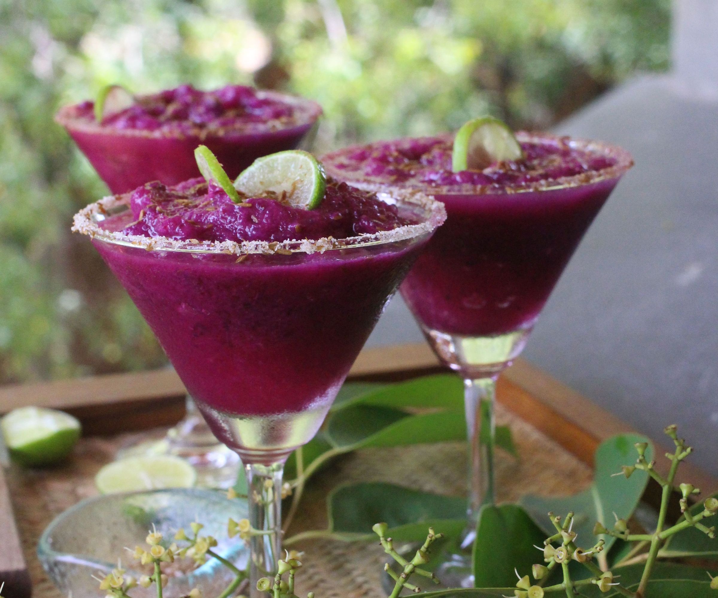 Sweet-Salt Black Plum Ices