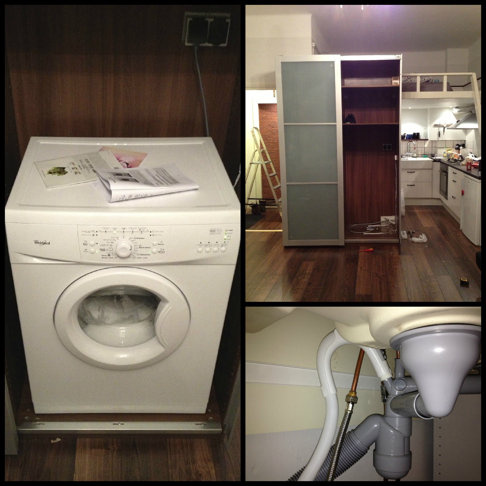 Installing Washing Machine in Wardrobe 6 Steps Instructables