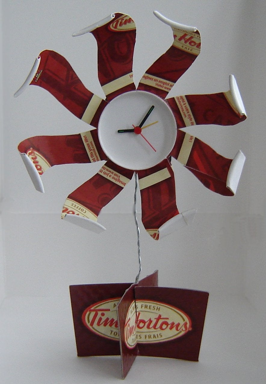 Coffee Cup Clock 9 Steps Instructables