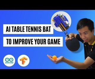 Table Tennis Bat With Machine Learning AI (Arduino Nano 33 BLE Sense + TensorFlow Micro)