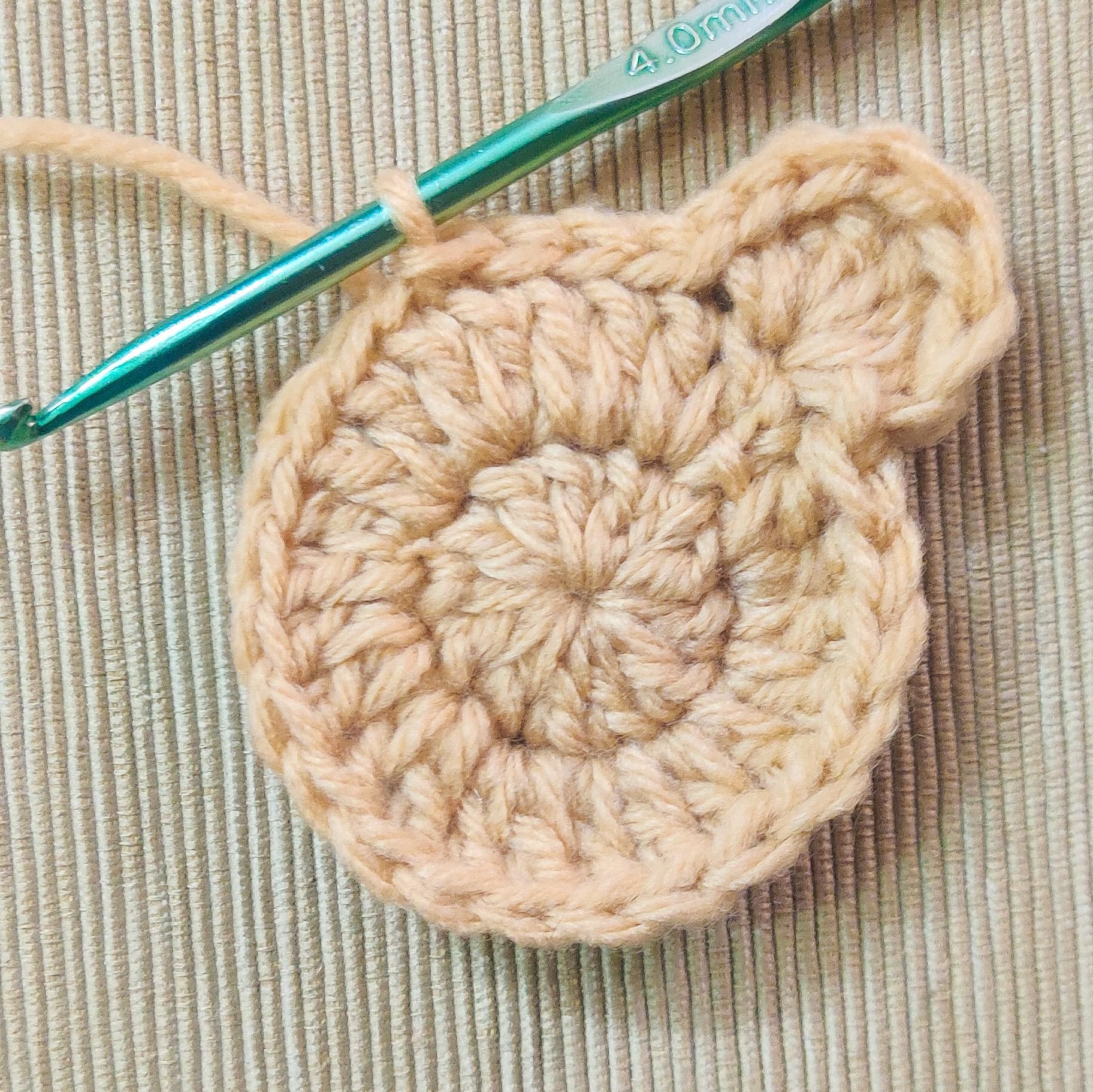 Basic Crochet Animal Face Applique One Pattern for All 4 Steps (with