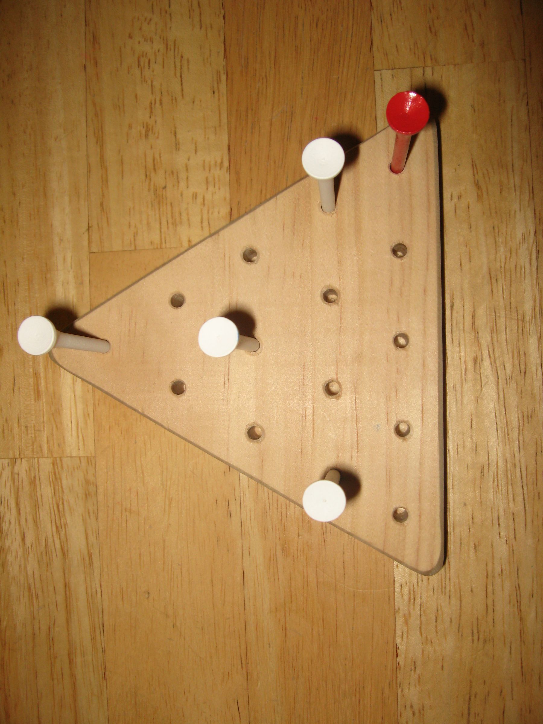 How to Solve the Triangle Peg Game 3 Steps Instructables