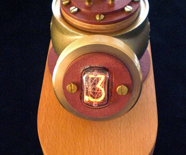 Steampunked Nixie-tube-switch