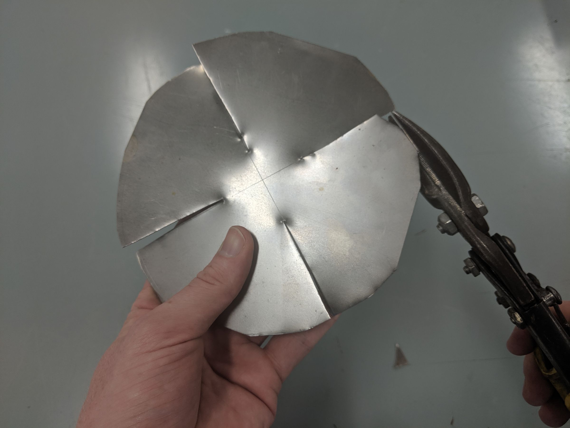 Easy Sheet Metal Flower 6 Steps (with Pictures) Instructables