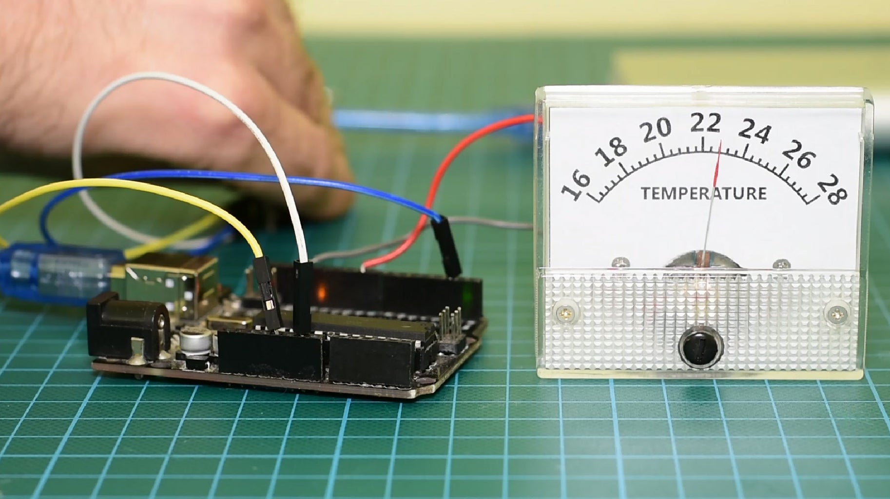 Arduino DIY Analog Thermometer : 7 Steps (with Pictures) Circuit Diagram