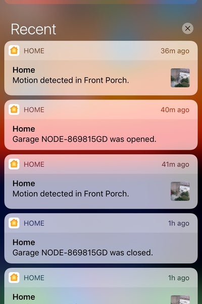 take snapshots of who visits your door