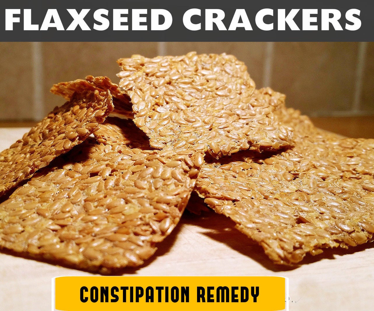 QUICK & EASY FLAXSEED CRACKERS 3 Steps (with Pictures) Instructables