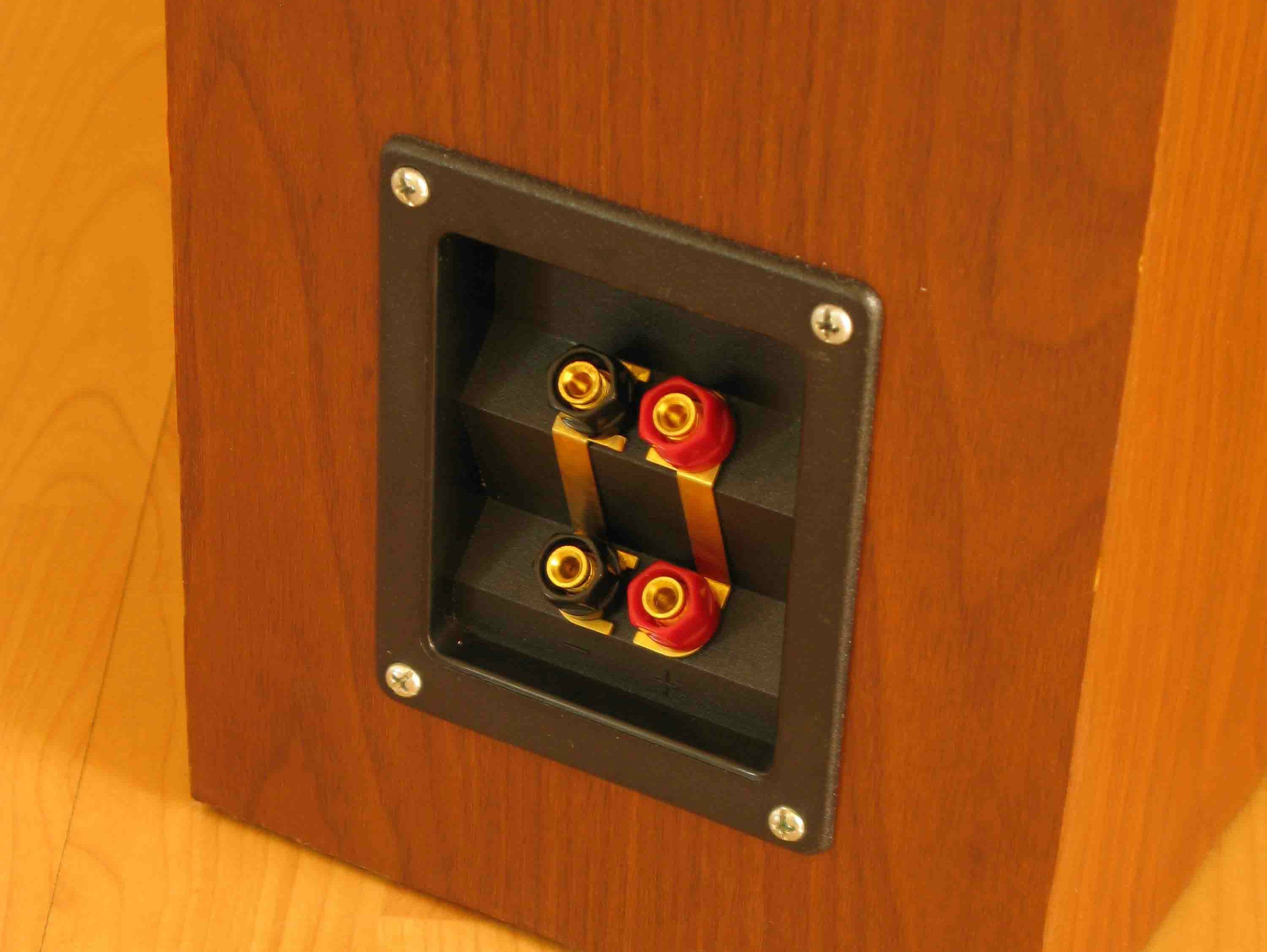 old wooden speakers