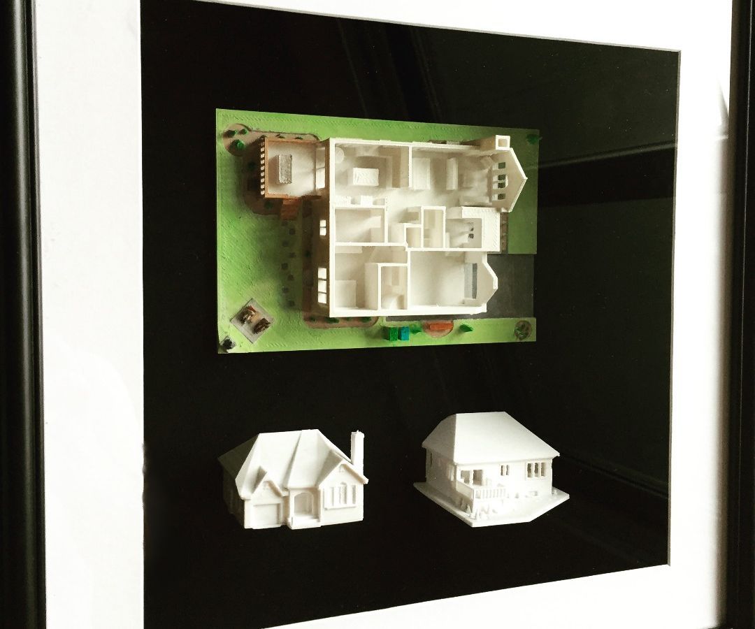 Step-by-step guide for 3d printed house in a frame DIY Project DIY project