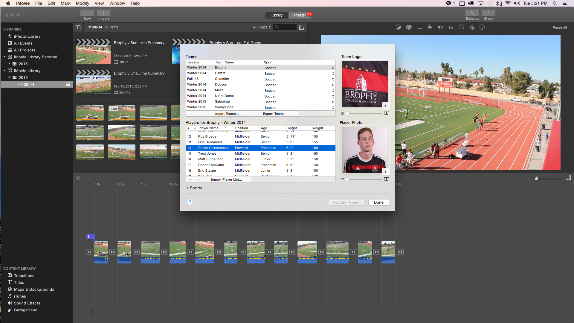 How to Make Highlight Videos Using the Sports Editor in IMovie 8