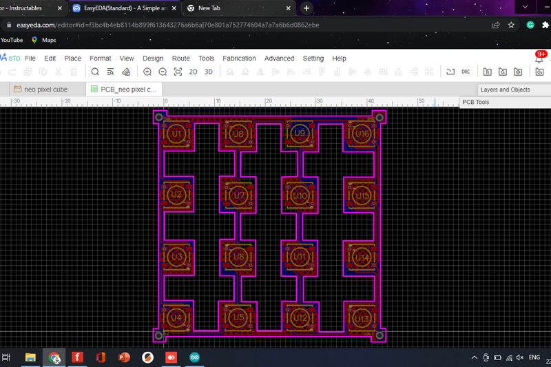PCB DESIGNING AND FABRICATION