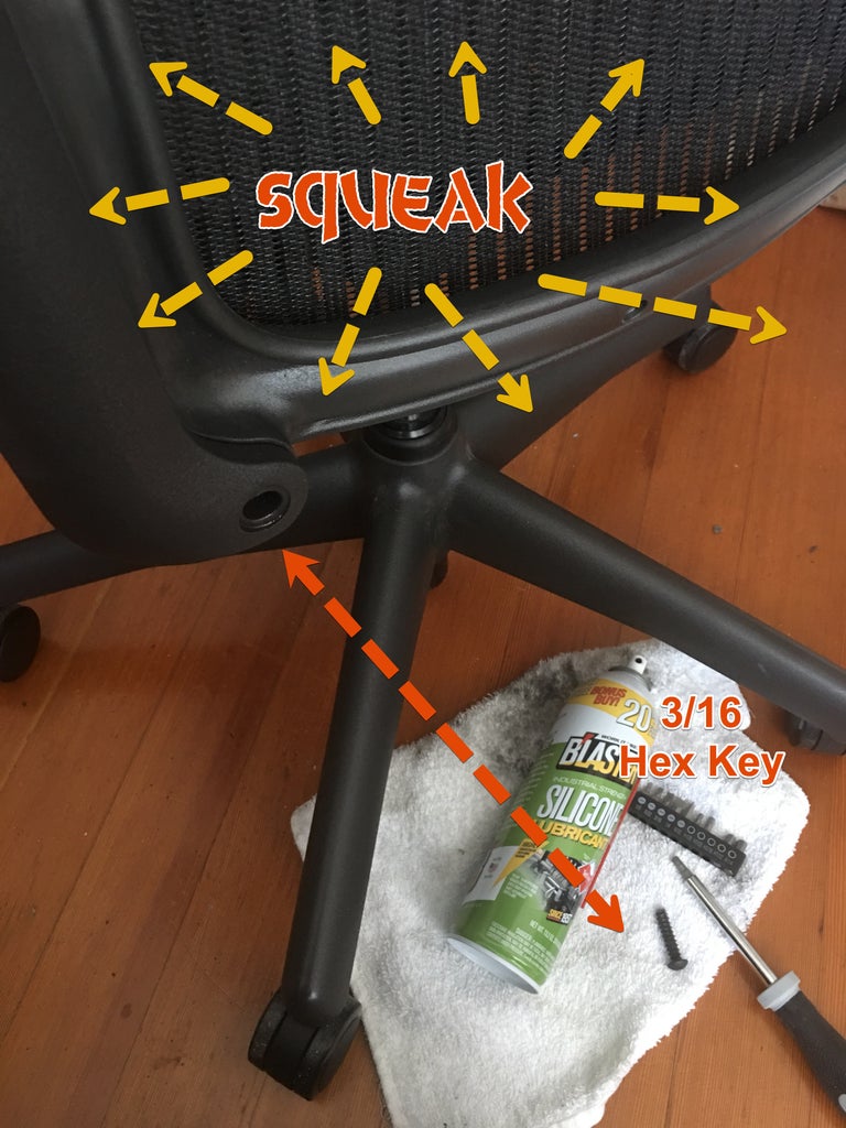 Fix The Squeak In Your Herman Miller Aeron Chair Instructables Fix The Squeak In Your Herman Miller Aeron Chair Instructables